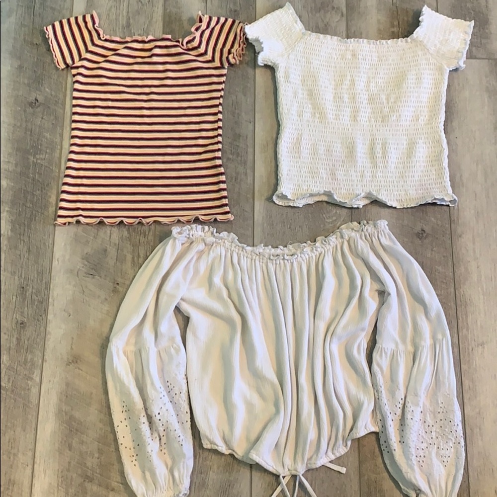 3 hollister tops!